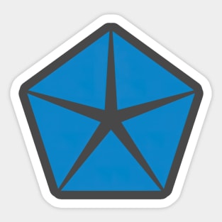 Pentastar Chrysler logo Sticker